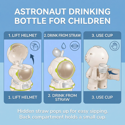 Astronaut Drinking Bottle for Children