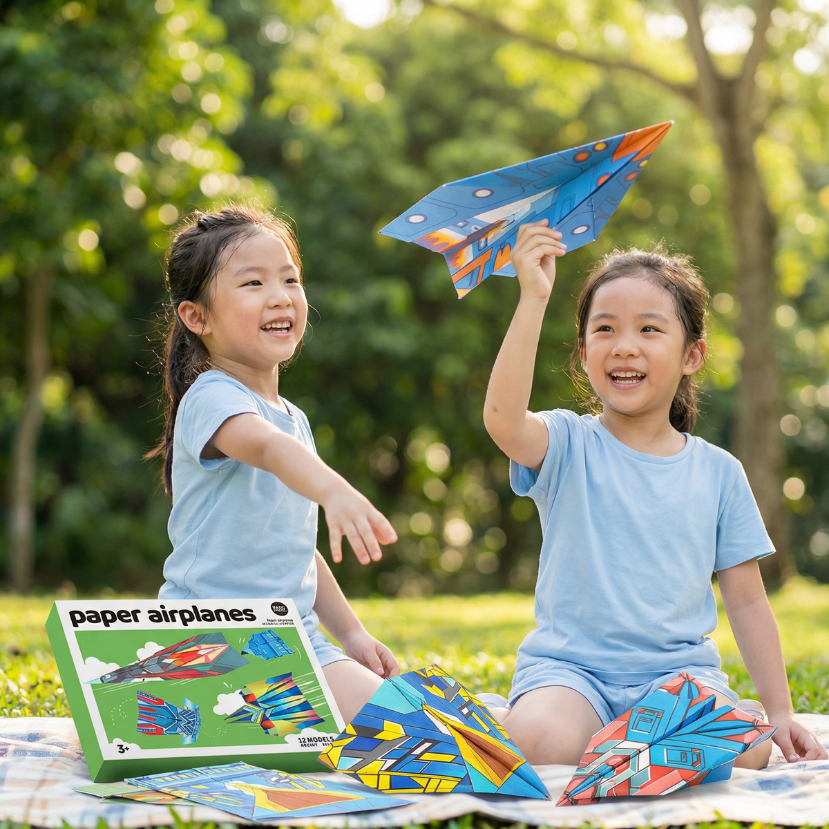 Paper Aeroplane Building Set with Instructions