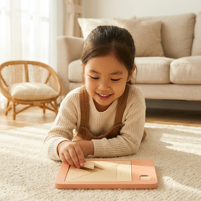 Wooden Tangram Puzzle Game