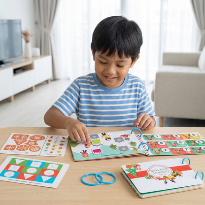 Educational Montessori Christmas Story Book