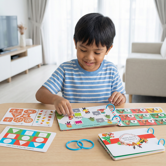 Educational Montessori Christmas Story Book