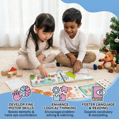 Educational Montessori Christmas Story Book