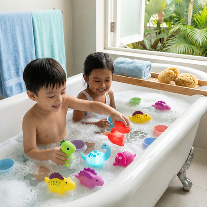 Glowing Bath Dinosaur Toy