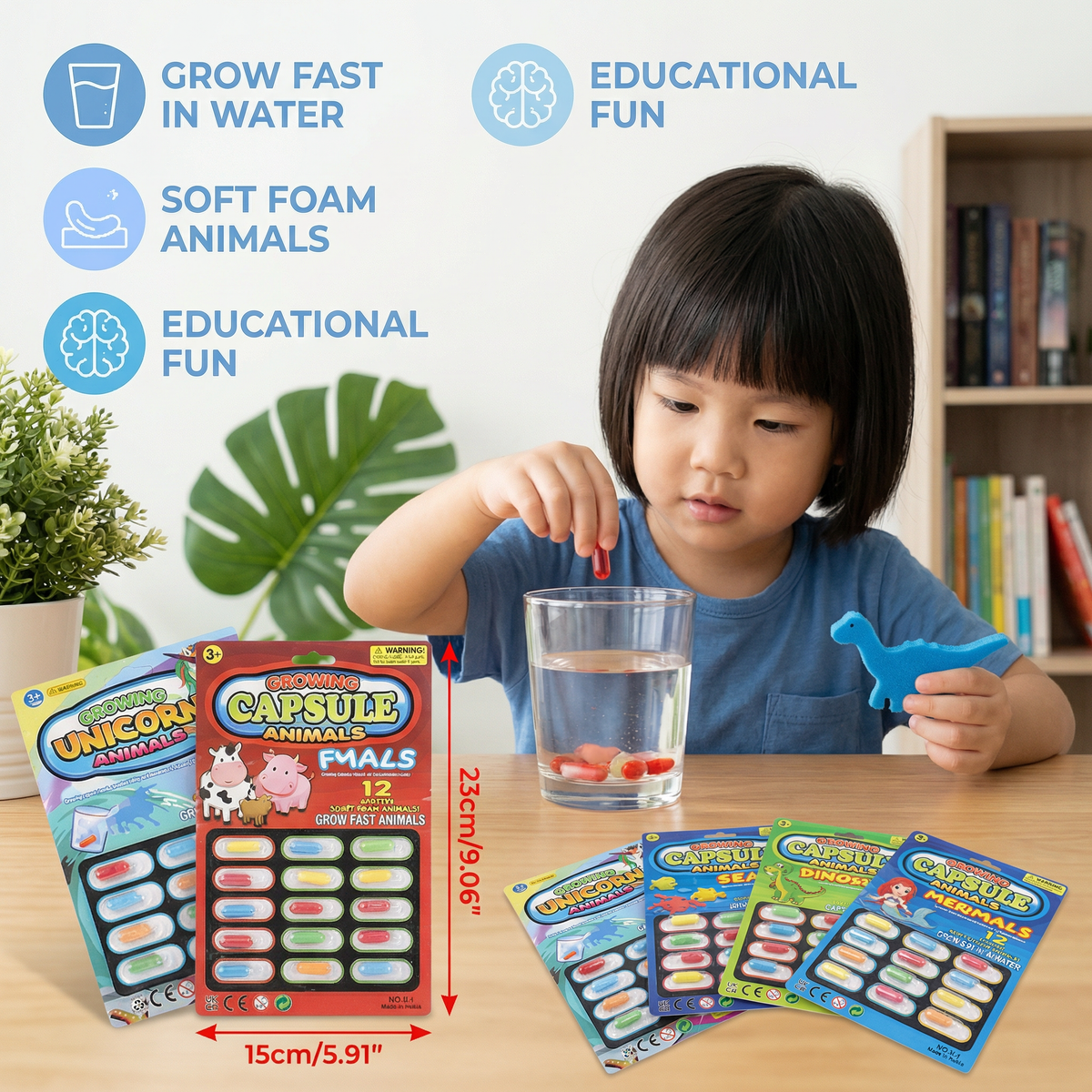 Magical Water Animal Growth Capsules