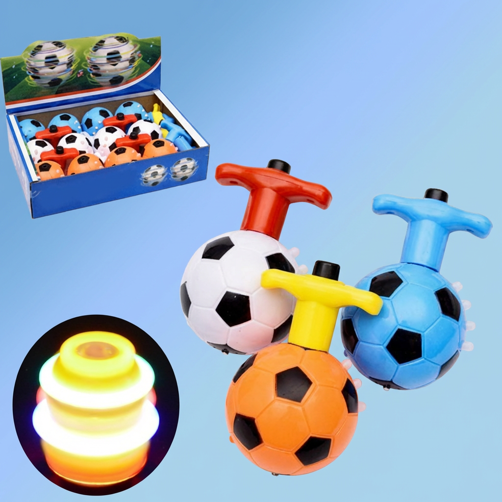 Glowing LED Soccer Spinner