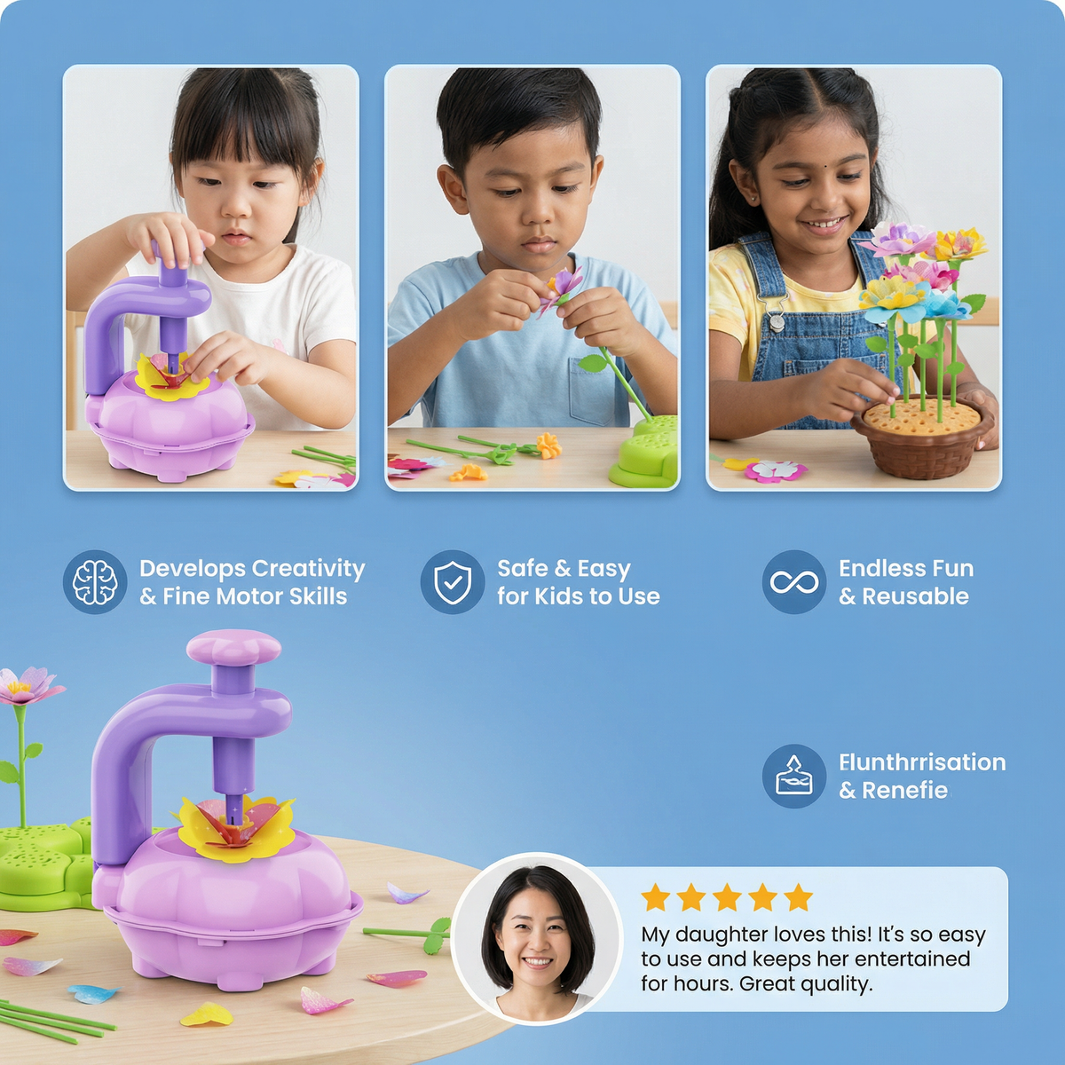 Creative Flower Craft Set