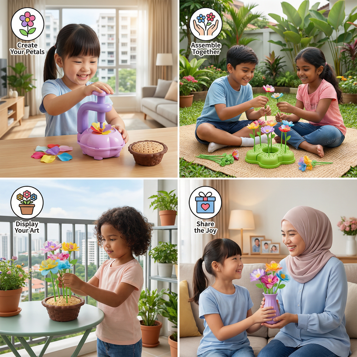 Creative Flower Craft Set