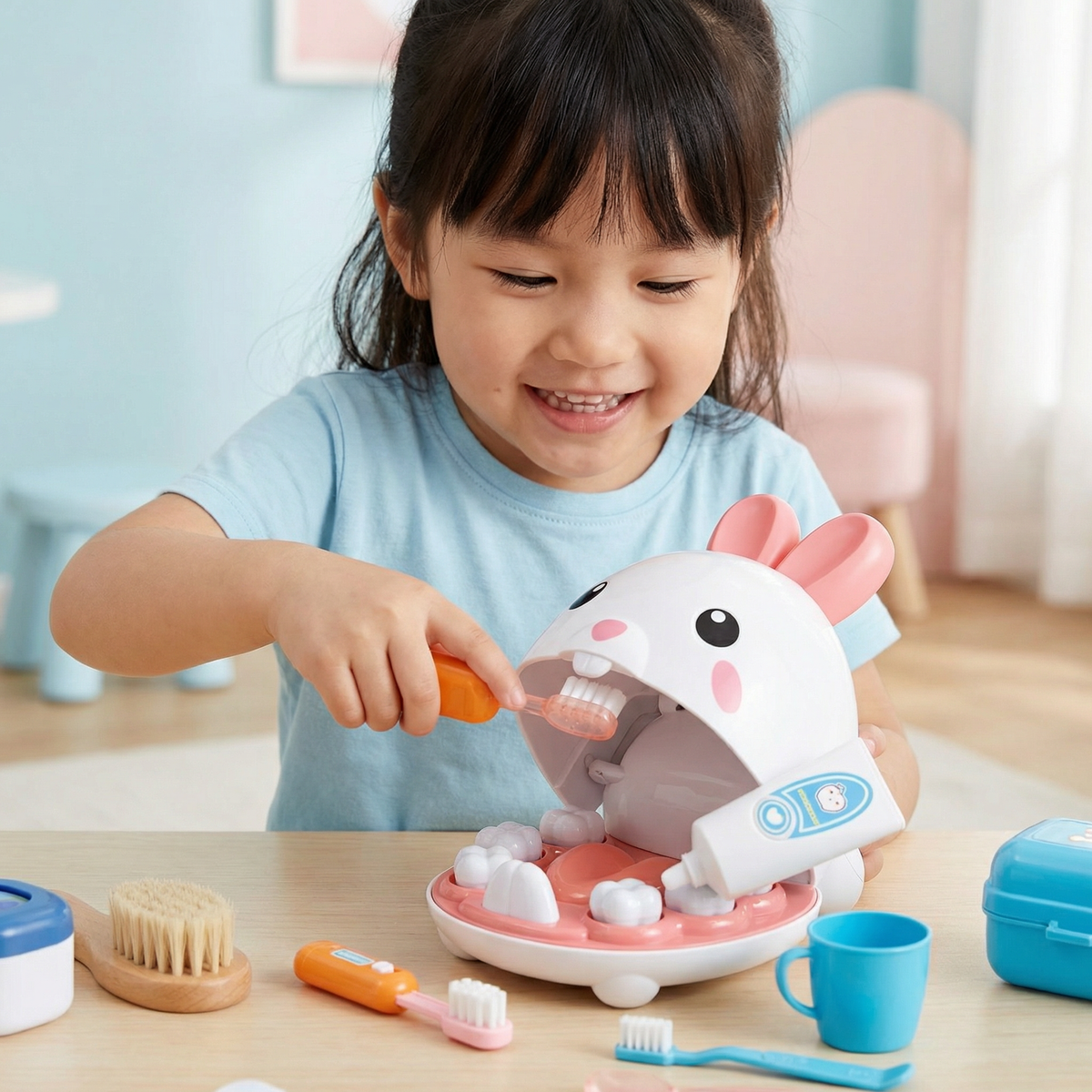Mini Dentist Bunny Playset