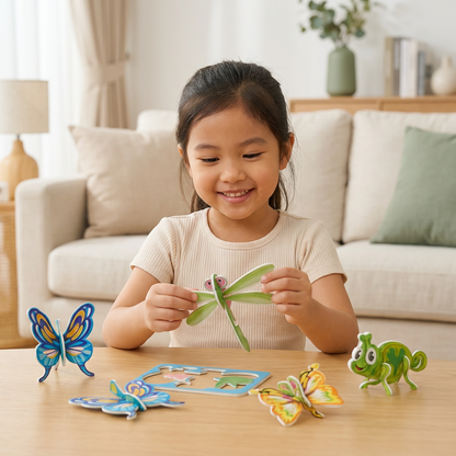 3D Cartoon Puzzle Set for Children