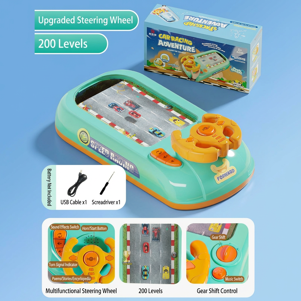 Adventure Racing Game Box for Kids