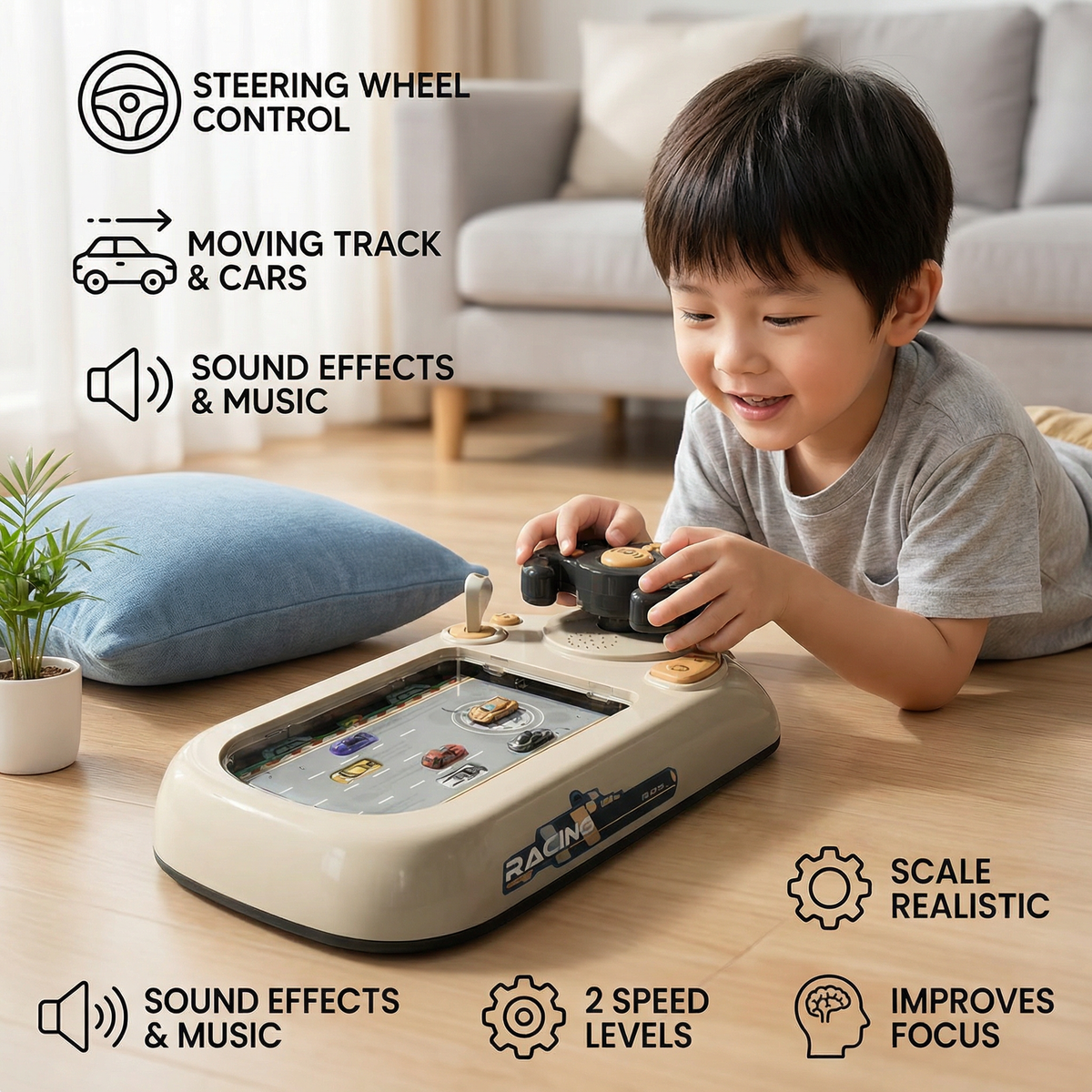 Adventure Racing Game Box for Kids