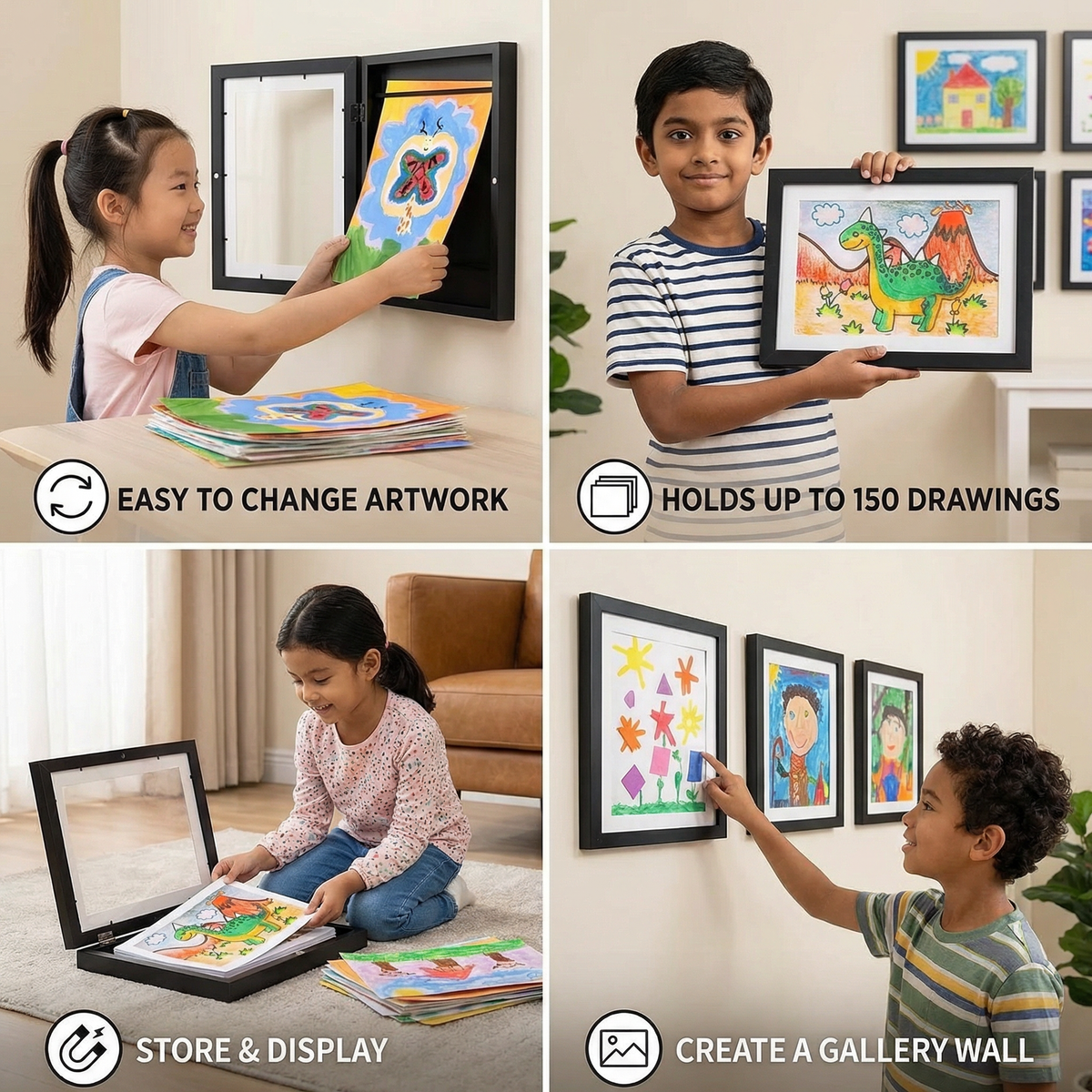 Picture Frame – For Up to 150 Drawings