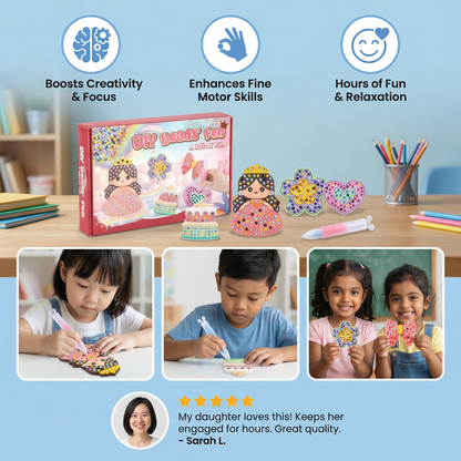 Magical Bead Painting – DIY Set for Kids