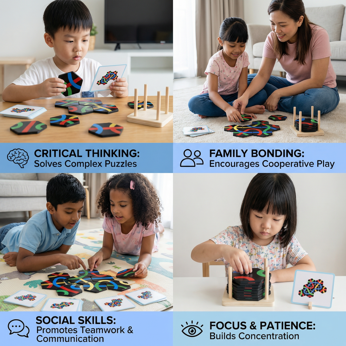 Path Puzzle – Educational Route-Finding Learning and Family Game