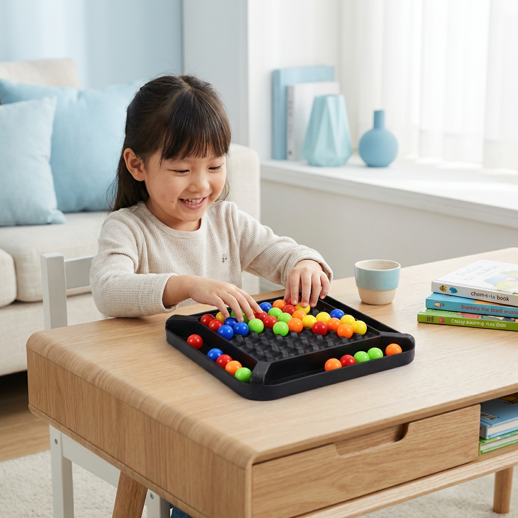 Colour Match Logic Game – Interactive Ball Puzzle for Children & Adults