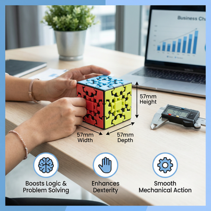 Gear Magic Cube 3×3×3 – Mechanical Logic Puzzle