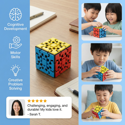 Gear Magic Cube 3×3×3 – Mechanical Logic Puzzle