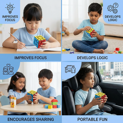 Gear Magic Cube 3×3×3 – Mechanical Logic Puzzle