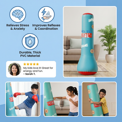 Inflatable Children’s Punching Bag with Water Filling