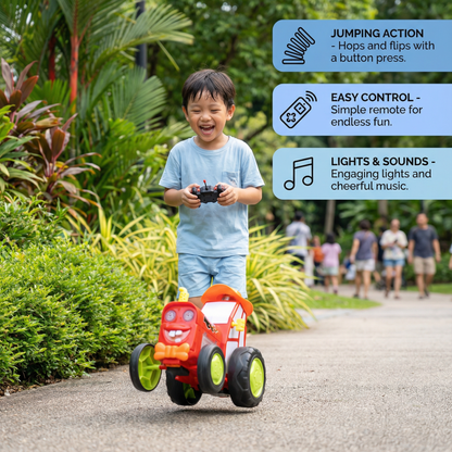 Hopping Tractor Kids Toy