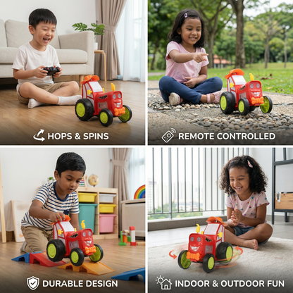 Hopping Tractor Kids Toy