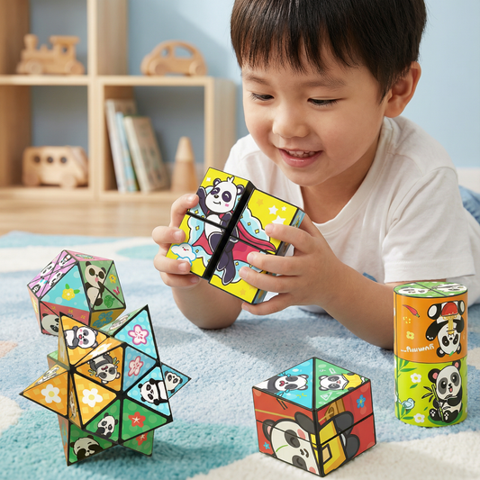 Magical Folding Cube Children's Toy
