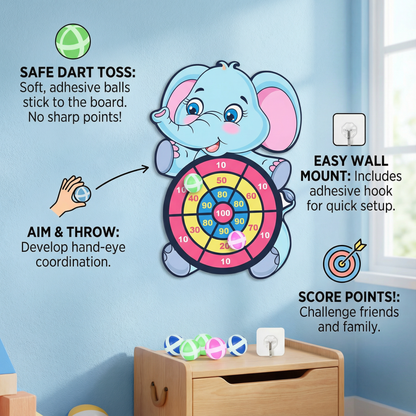 Cute Kids’ Dart Toss Game