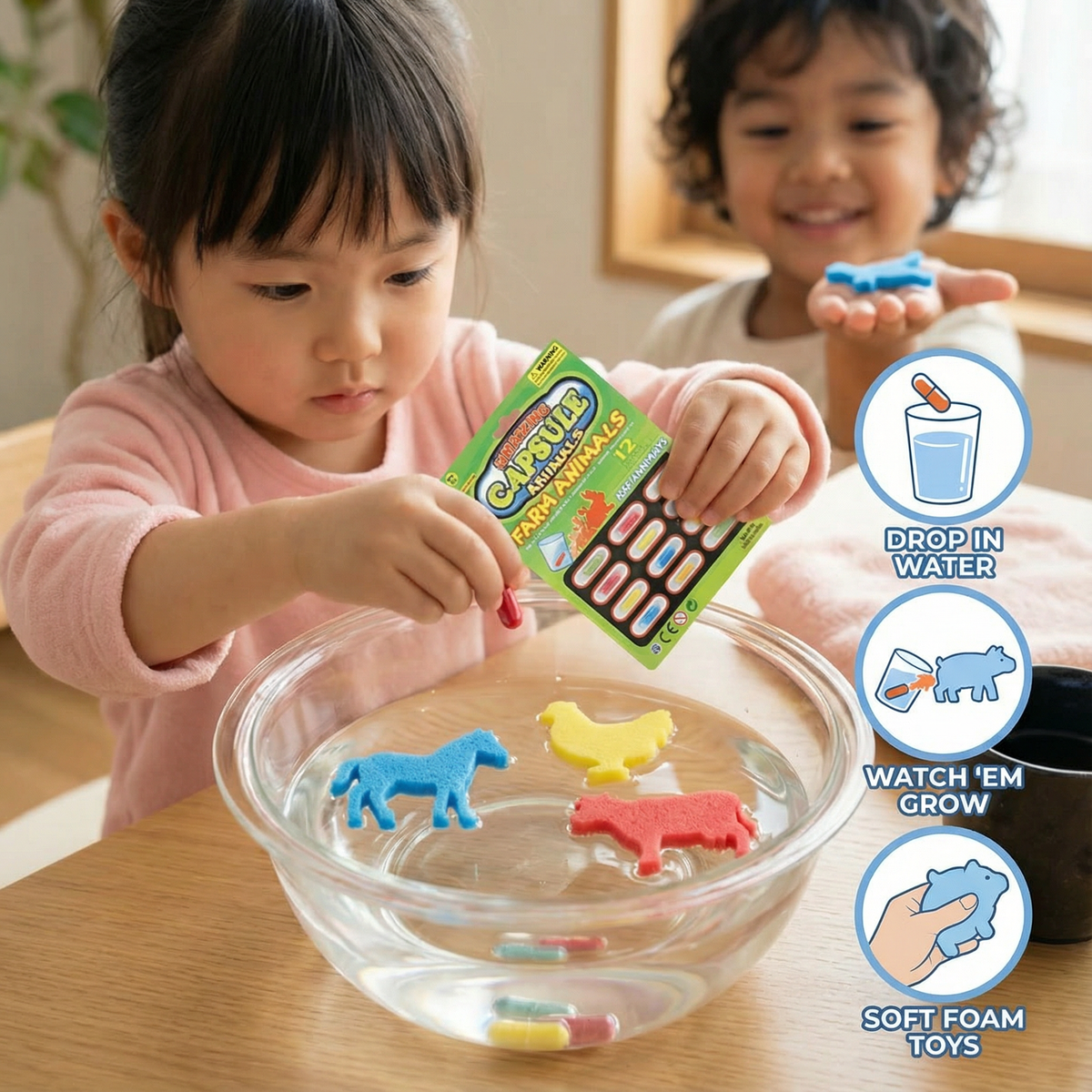 Magic Water Animal Growth Capsules