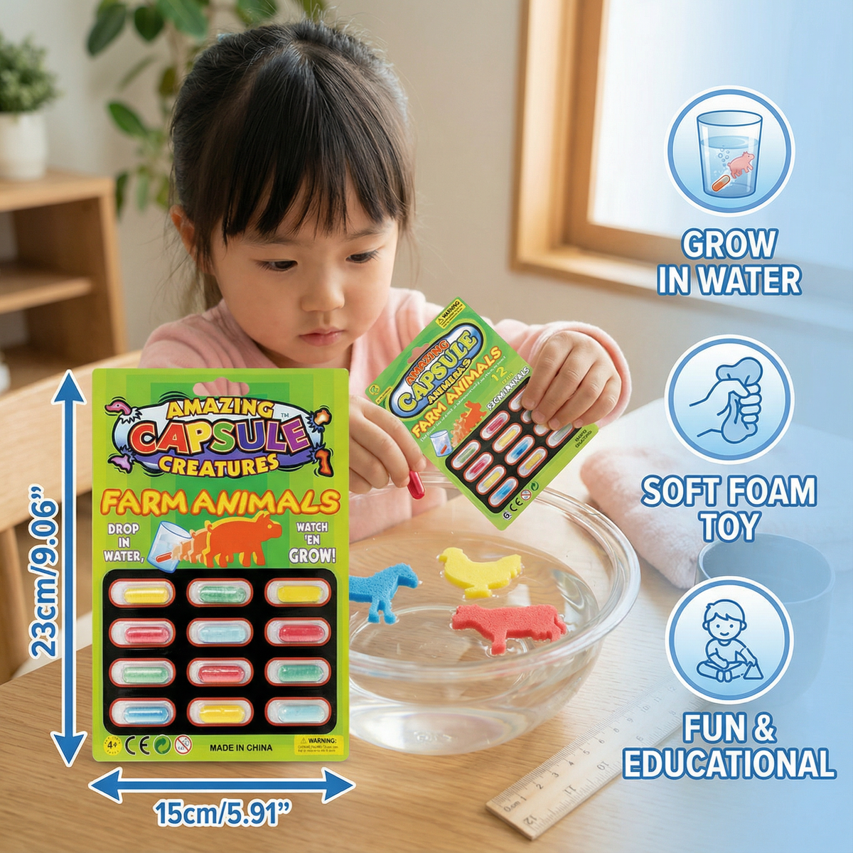 Magic Water Animal Growth Capsules
