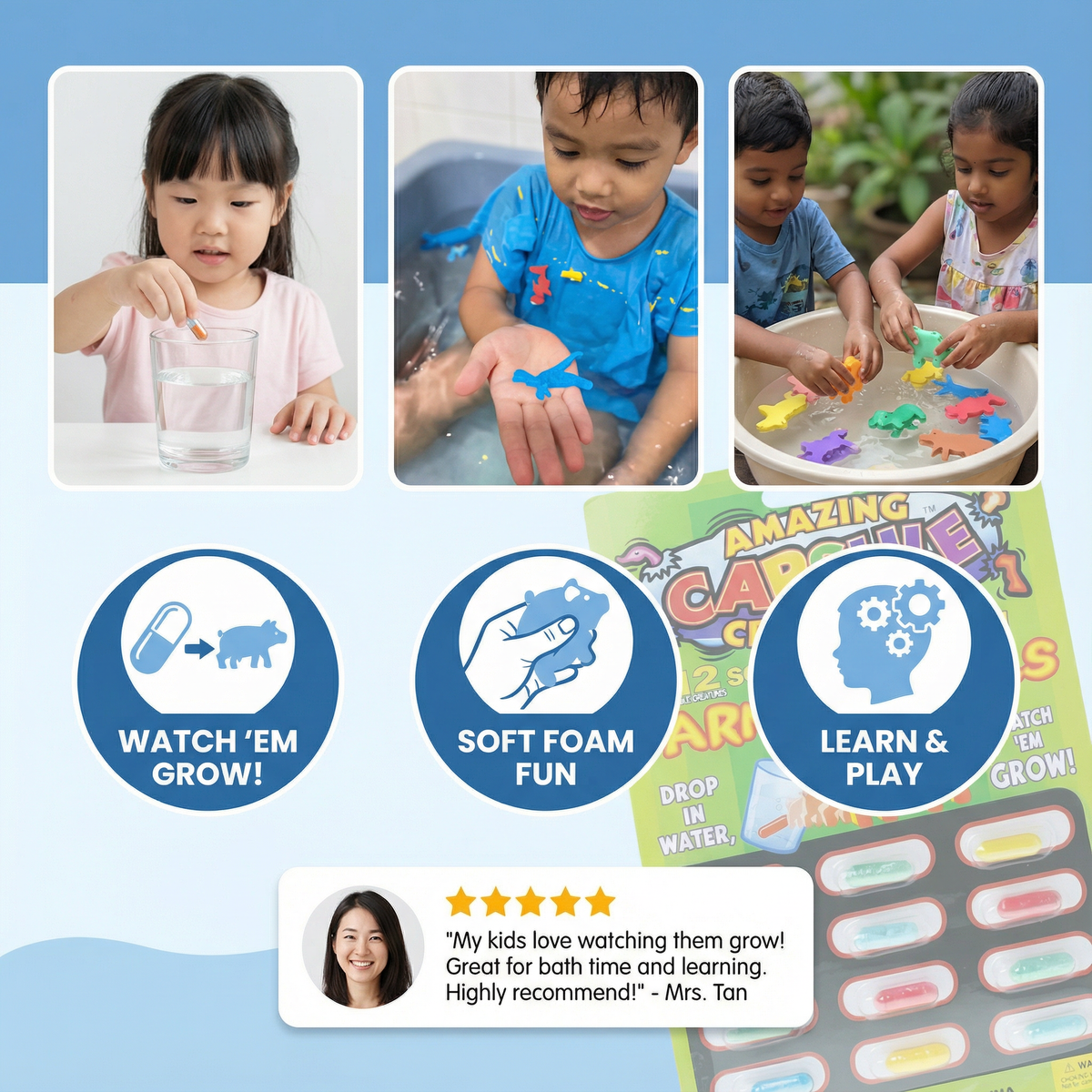 Magic Water Animal Growth Capsules