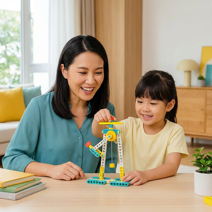 3-in-1 Science and Technology Building Block Playset