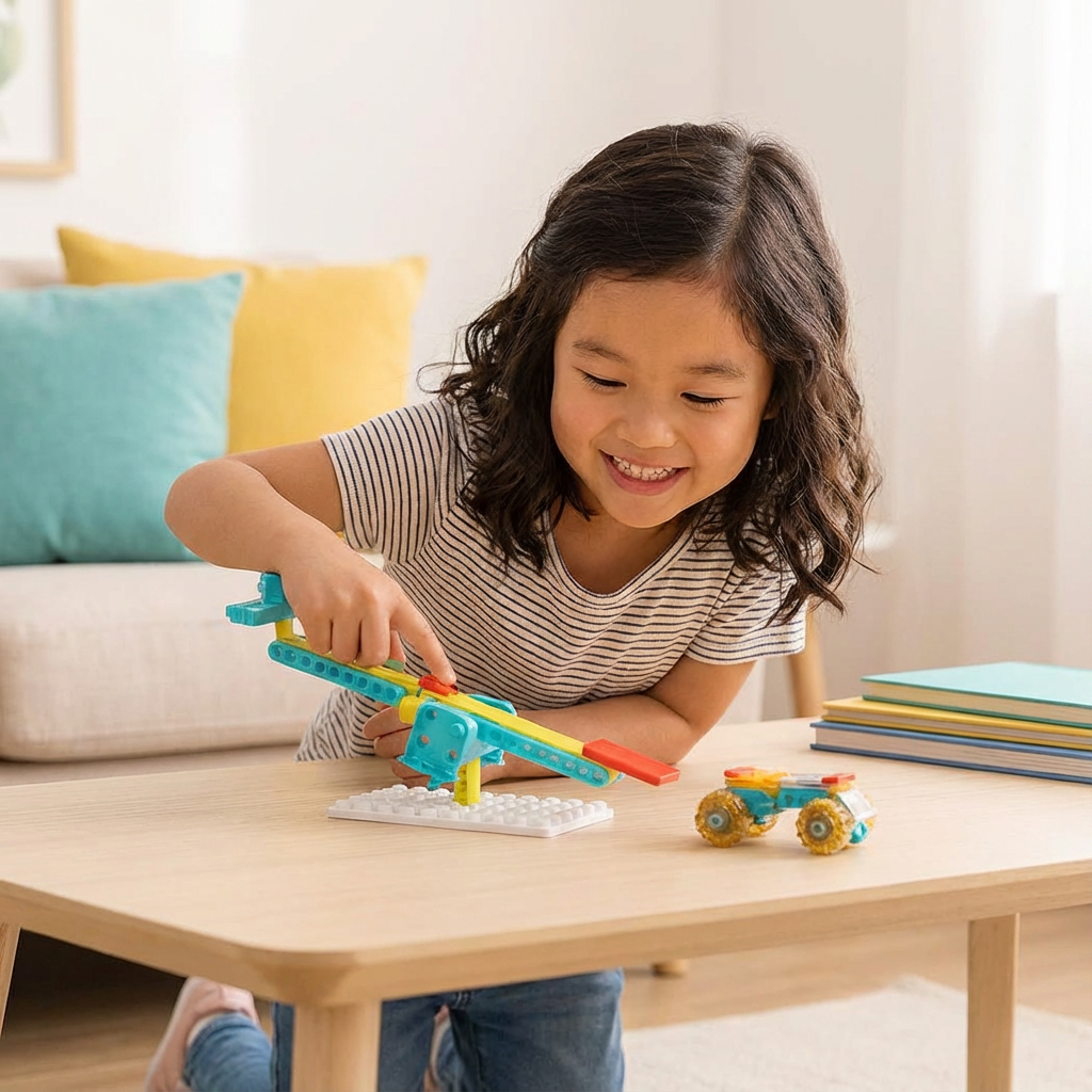 3-in-1 Science and Technology Building Block Playset