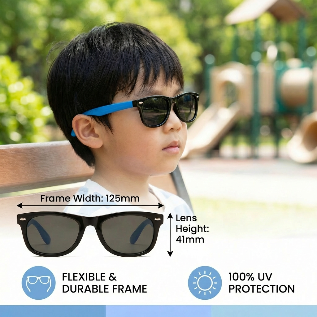 Kids Flex Sunglasses with Flexible and Durable Frame