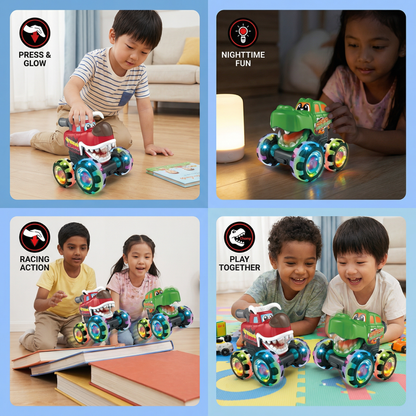 Glowing Monster Truck Toy Cars
