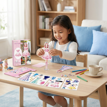 Magnetic Fashion Play Set for Kids