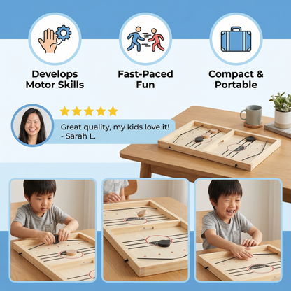 Sling Puck Wooden Board Game