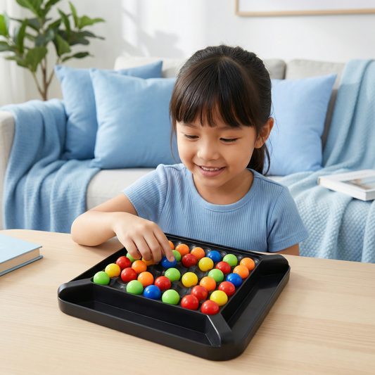 Colour Match Logic Game – Interactive Ball Puzzle for Children & Adults